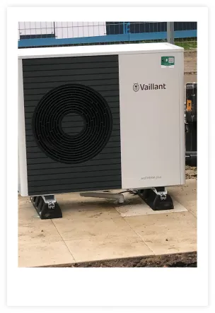 Image of a Vaillant heat pump